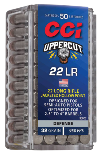 CCI Kleinkalibermunition .22 LR 2,10g Hollow Point Plated Uppercut