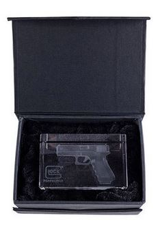 Glock Kristallglas Pistole Briefbeschwerer