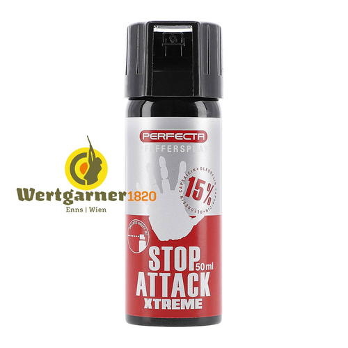 Pfefferspray Perfecta Stop Attack Xtrem 50ml 15% OC