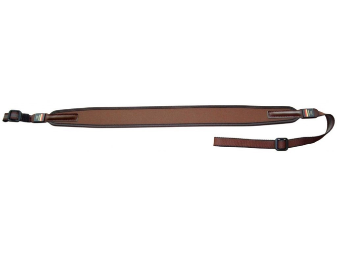 Gewehrriemen Neopren braun