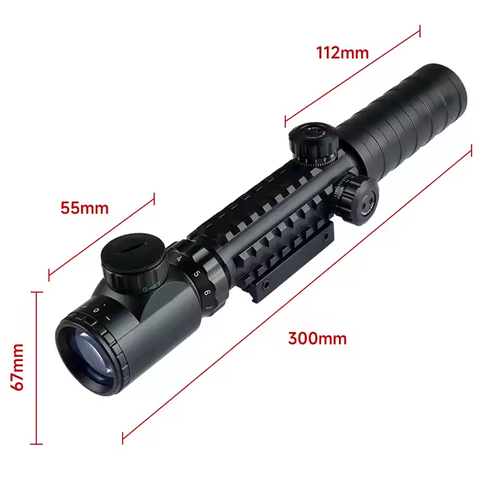 Coptics 3-9x32 Tactical IS Laser Green Dot