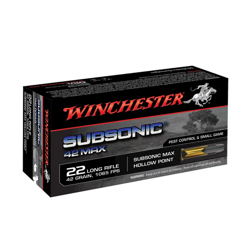 Winchester 22lr Subsonic 42max 50 Stk.