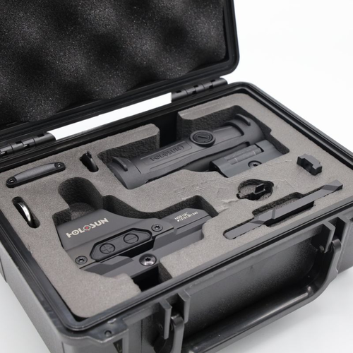 Holosun HS510C Solar Red Circle Dot Sight Combo & HM3X blk