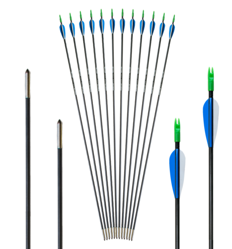 Carbon Pfeile Archery Club 5.5mm 12Stk.