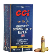 CCI 22LR 40gr Segmented HP Qiet