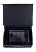 Glock Kristallglas Pistole Briefbeschwerer