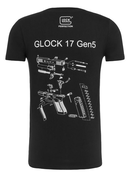 Glock T-Shirt Engineer Gen5 BT Herr. Kurz