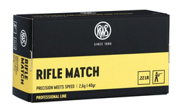 RWS .22LR Rifle Match 50Stk.