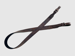 Hirsch Gewehrriemen Leder braun