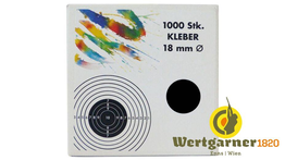 Schusspflaster 18mm schwarz