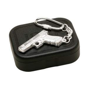 Glock Schlüsselanhänger vernickelt