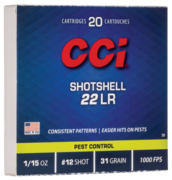 CCI 22LR Shotshell Ammo 31grs