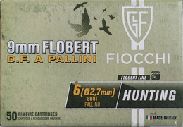 Fiocchi 9mm Schrot 6 2,7mm 50 Stk