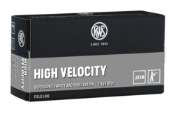 RWS .22lfb High Velocity 40grs 50Stk